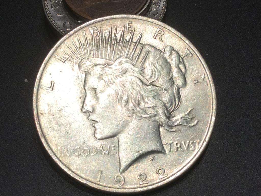 USA 1 dollar 1922 zilver, Ophalen of Verzenden, Zilver