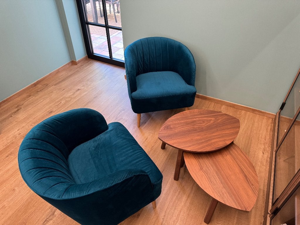 Fauteuils en bijzettafels, Enlèvement, Neuf, Tissus