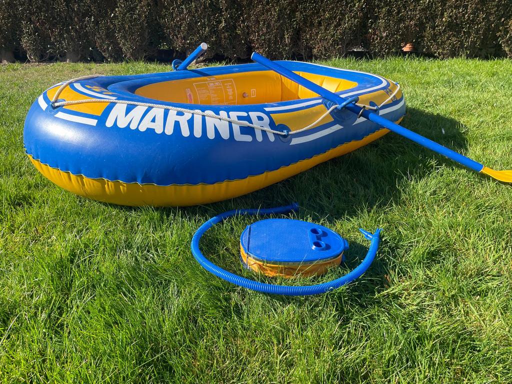 Opblaasbaar bootje, Ophalen, Gebruikt, SUP-peddels