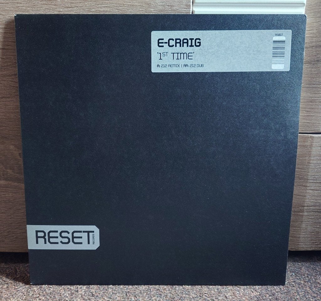 E-Craig – 1st Time (12'' Vinyl), Cd's en Dvd's, Vinyl | Dance en House, Verzenden, Techno of Trance, 2000 - 2009, Zo goed als nieuw