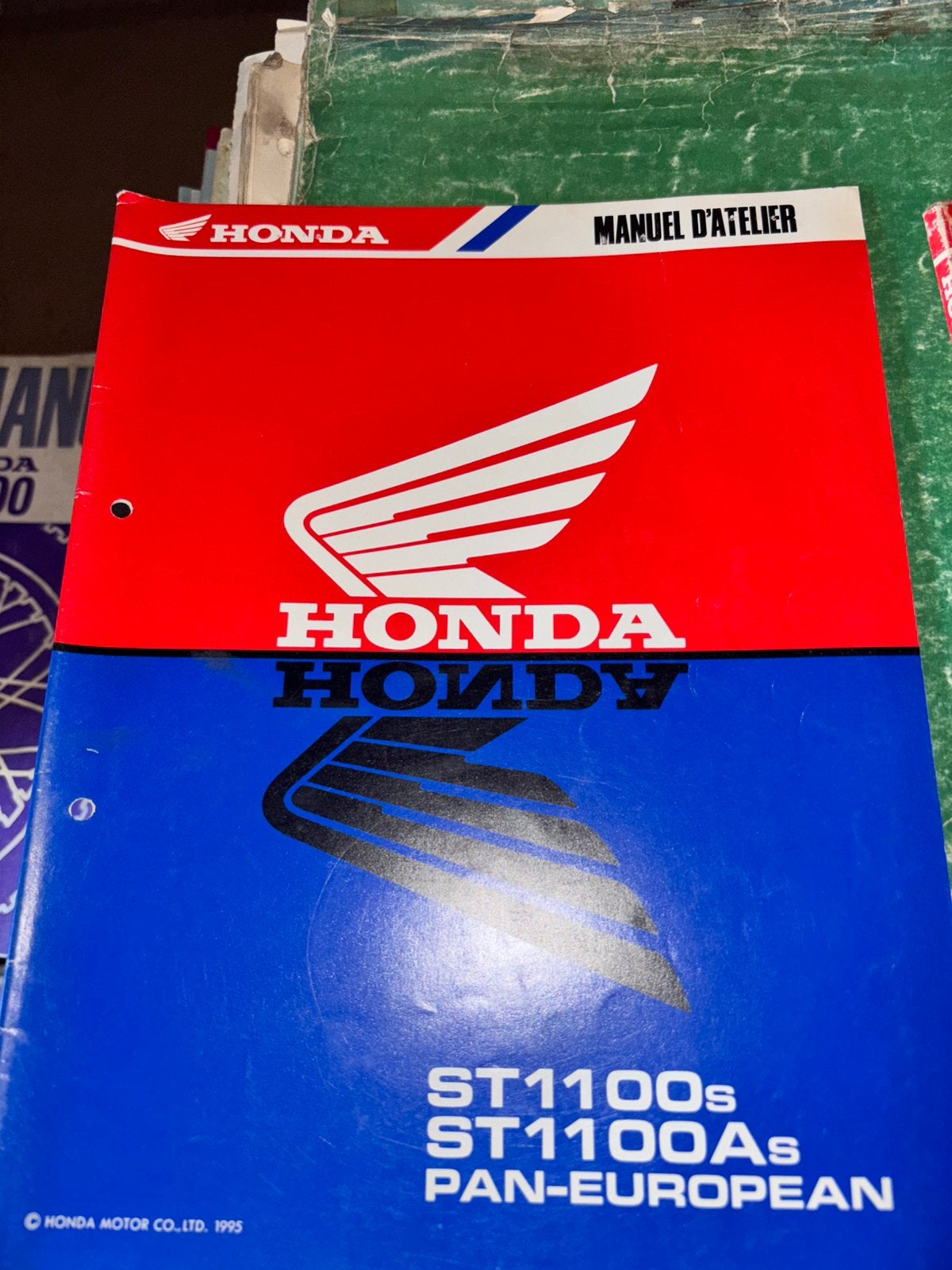 2 Shopmanual addendum Honda ST1100, Motoren, Ophalen of Verzenden, Honda