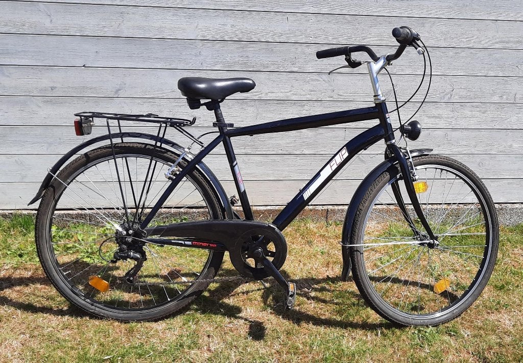 Jongensfiets Minerva Flip 26 inch zwart, 26 pouces ou plus, Minerva, Enlèvement, Frein à disque