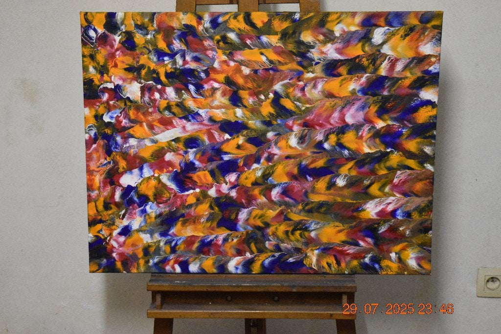 Peinture Abstrait Serie No ( 82 ) , par joky kamo, Enlèvement