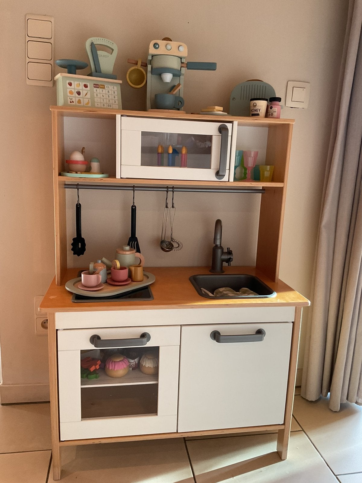 Ikea speelgoed met toebehoren, Enlèvement, Utilisé, Bois, Jouer à la cuisine