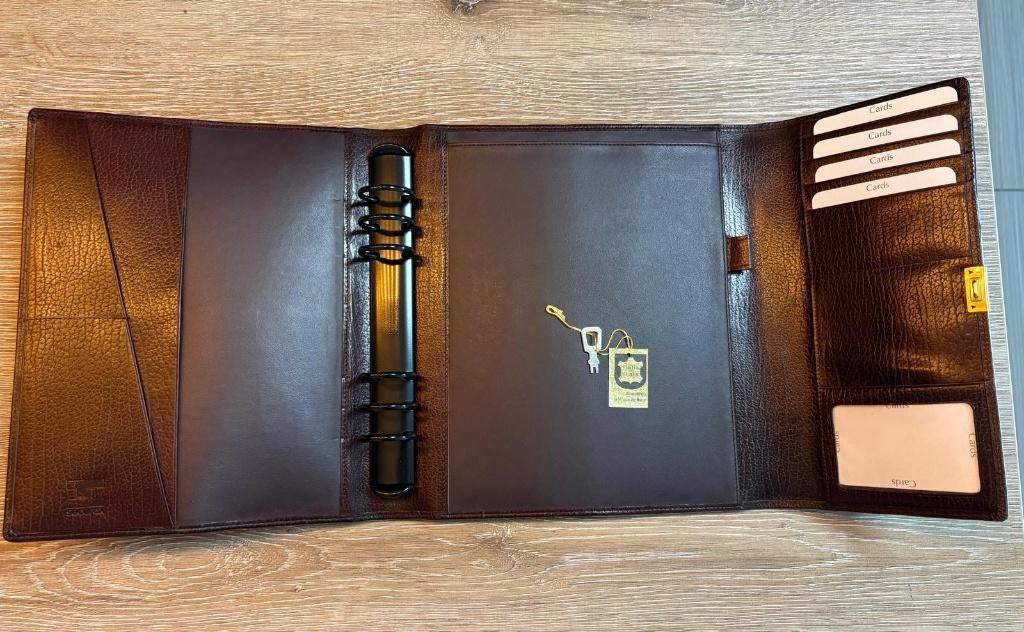 Luxe lederen agenda cover - A5, Diversen, Agenda's, Ophalen of Verzenden, Nieuw