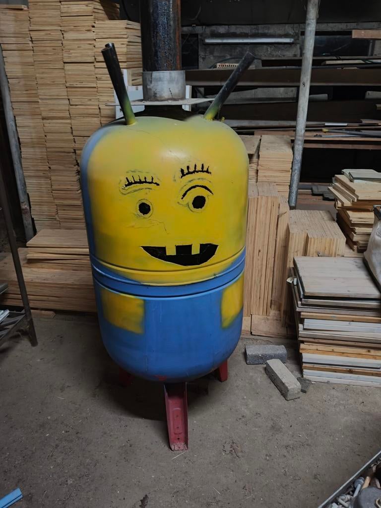Minion kachel, Tuin en Terras, Ophalen