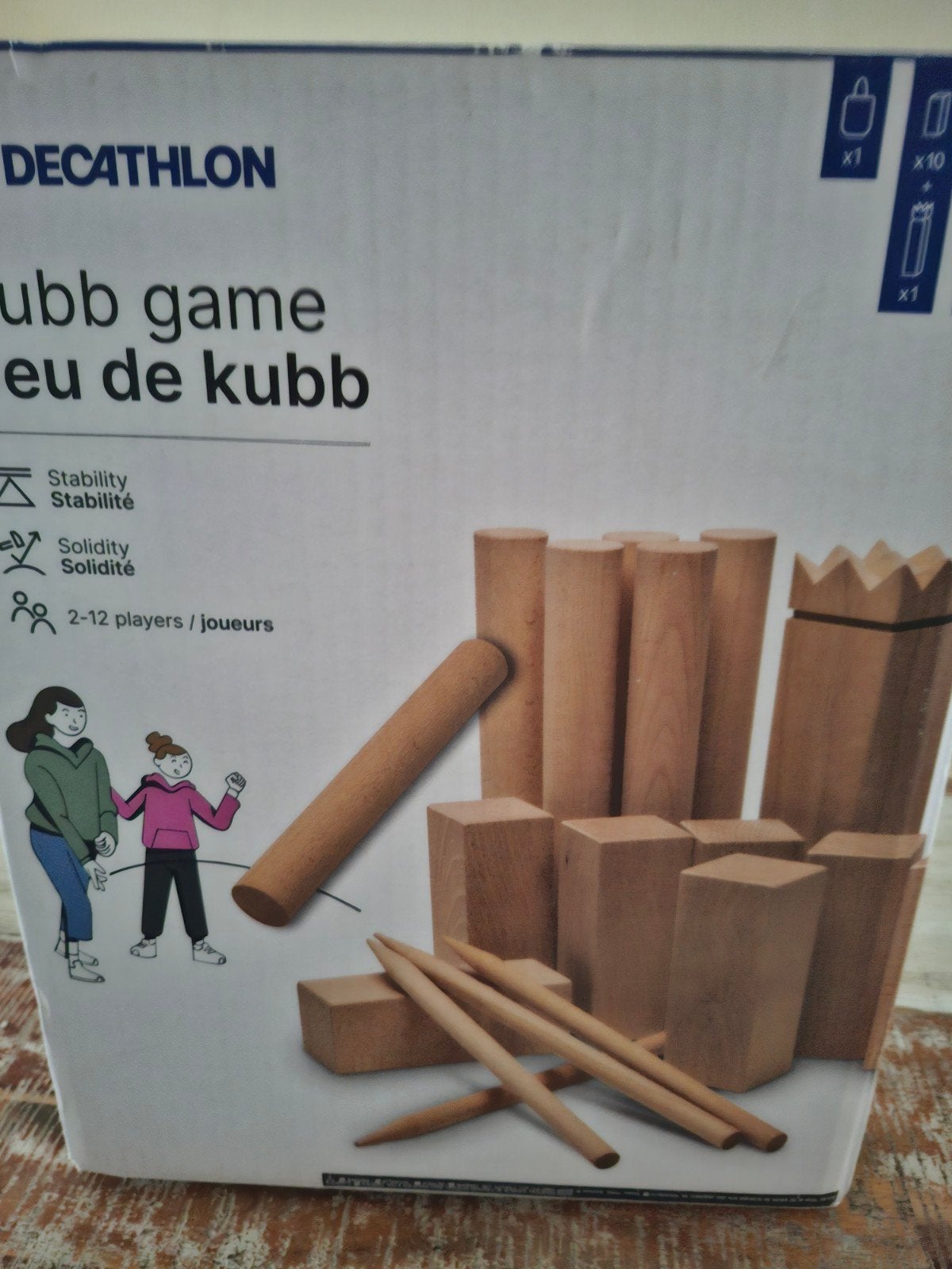 Kubbspell, buitenspel voor teams, Kinderen en Baby's, Speelgoed | Buiten | Actiespeelgoed, Ophalen, Nieuw