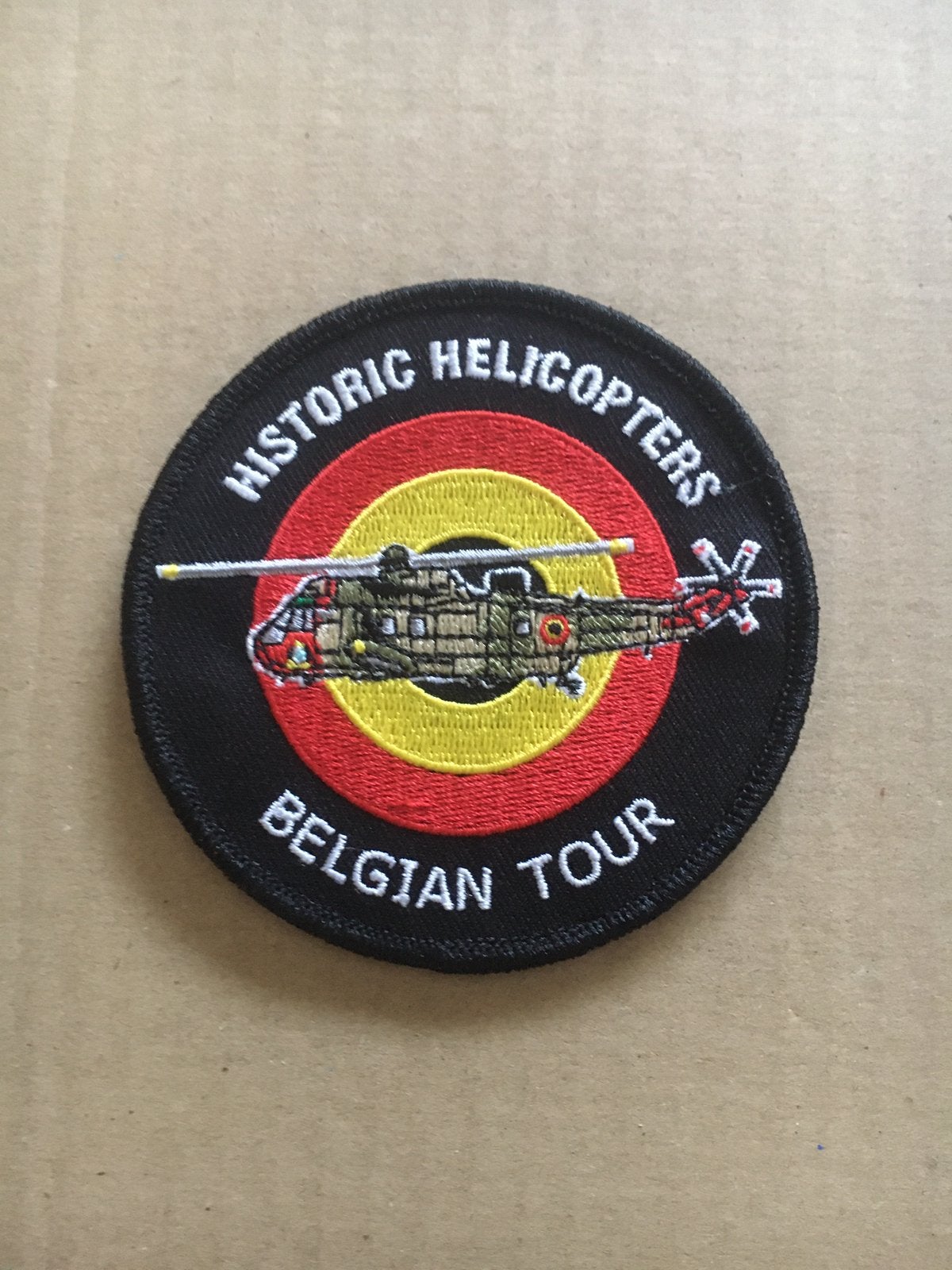 Badge : Seaking - 40Sqn - Historic Helicopters Belgian Tour, Ophalen, Nieuw, Patch, Badge of Embleem