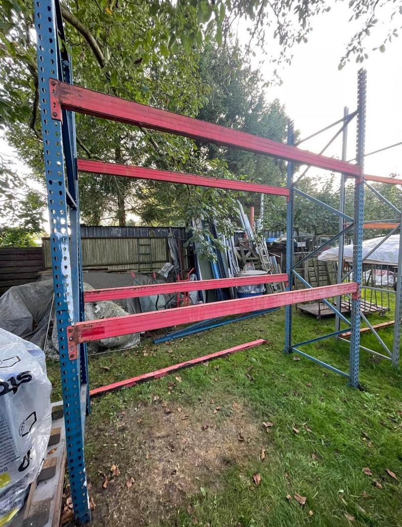 Palletstelling 3mH / 2m70L / 1mB, Zakelijke goederen, Kantoor en Winkelinrichting | Magazijn, Stelling en Opslag, Ophalen