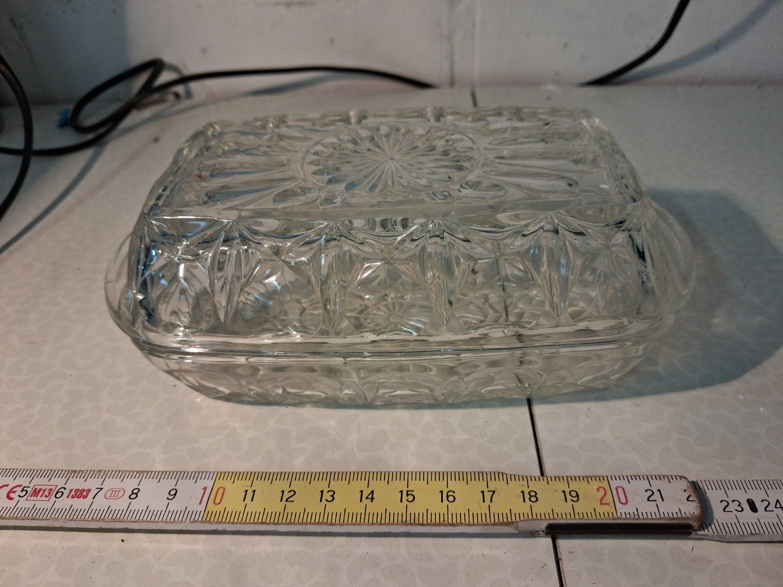 persglas botervlootje  jaren 60/70, Ophalen of Verzenden