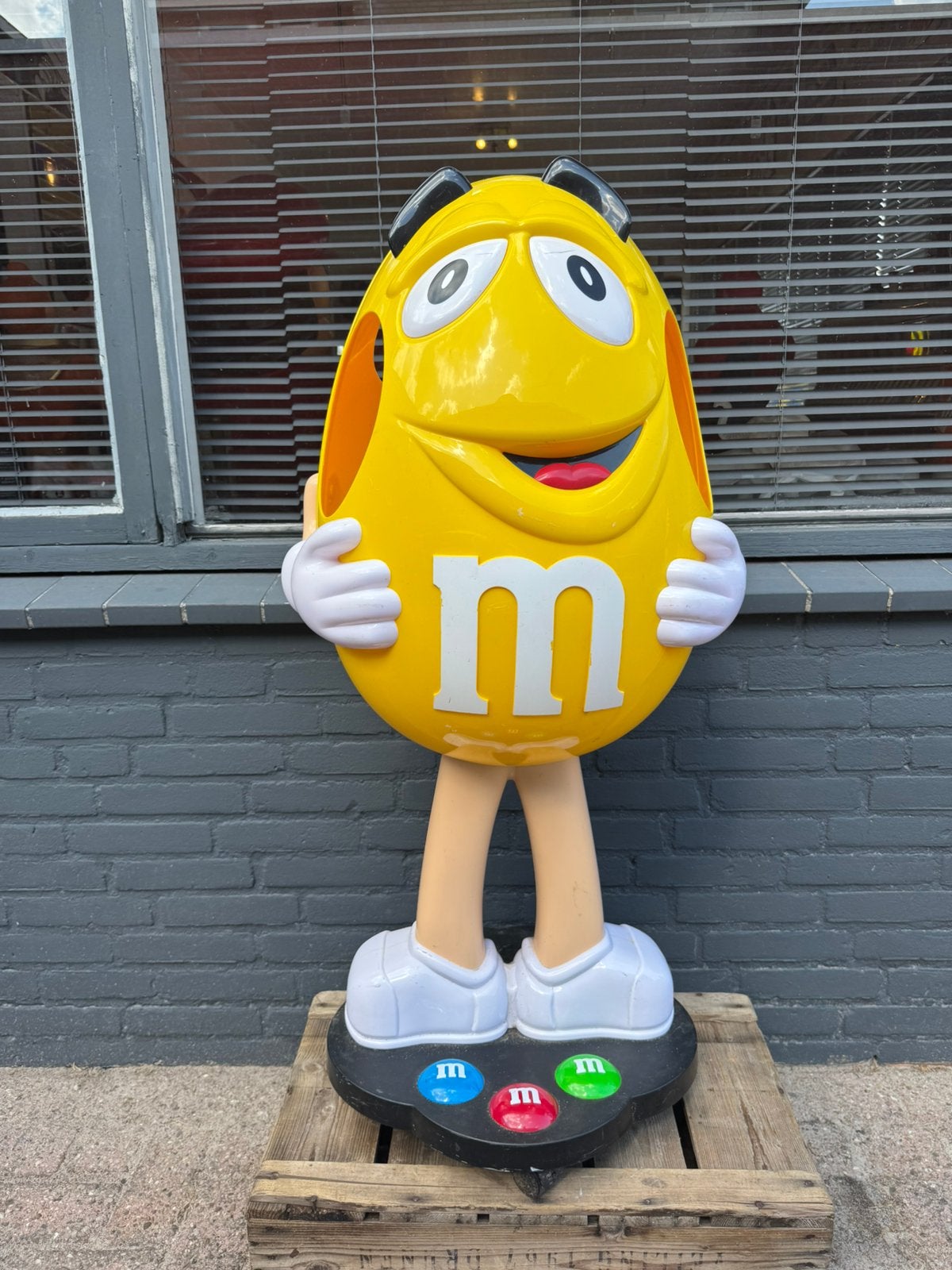 M&M Reclame beeld / dispencer USA, Ophalen, Gebruikt, Reclamebord