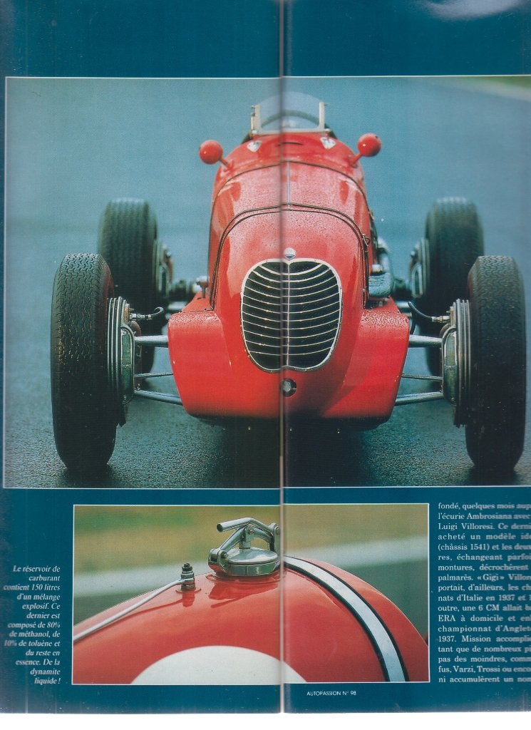 1937 Maserati 6 CM voiture de collection, Boeken, Auto's | Boeken, Verzenden, Gelezen