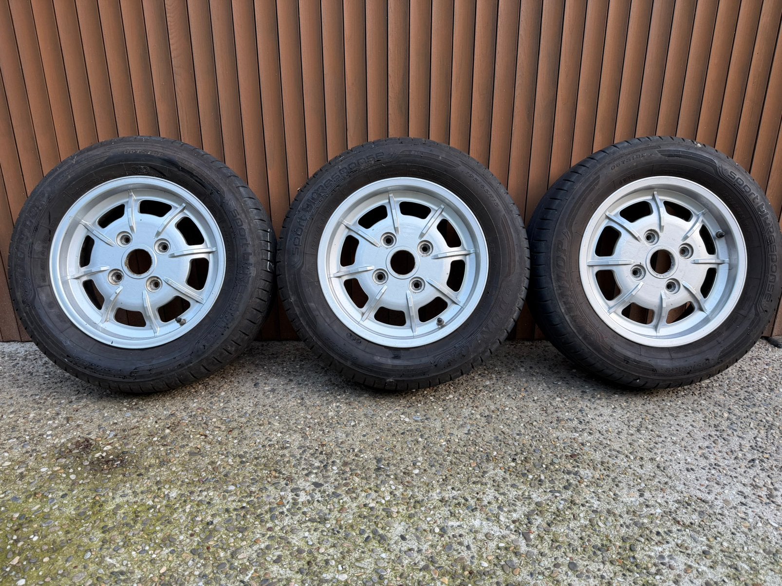 Porsche 914 Mahle velgen 15 inch 4 stuks, Ophalen, 15 inch, Band(en)
