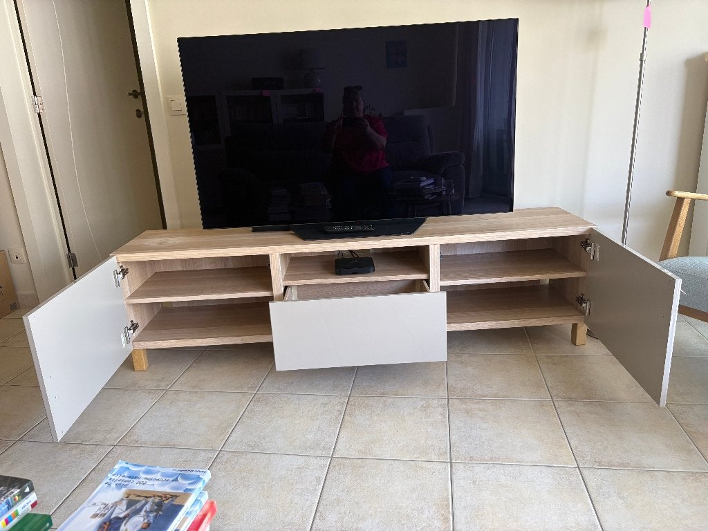 Meuble TV, 25 à 50 cm, Moins de 100 cm, 150 à 200 cm, Comme neuf