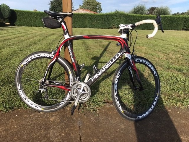 Pinarello te koop, Fietsen en Brommers, 28 inch, Gebruikt, Velgrem, 61 tot 65 cm
