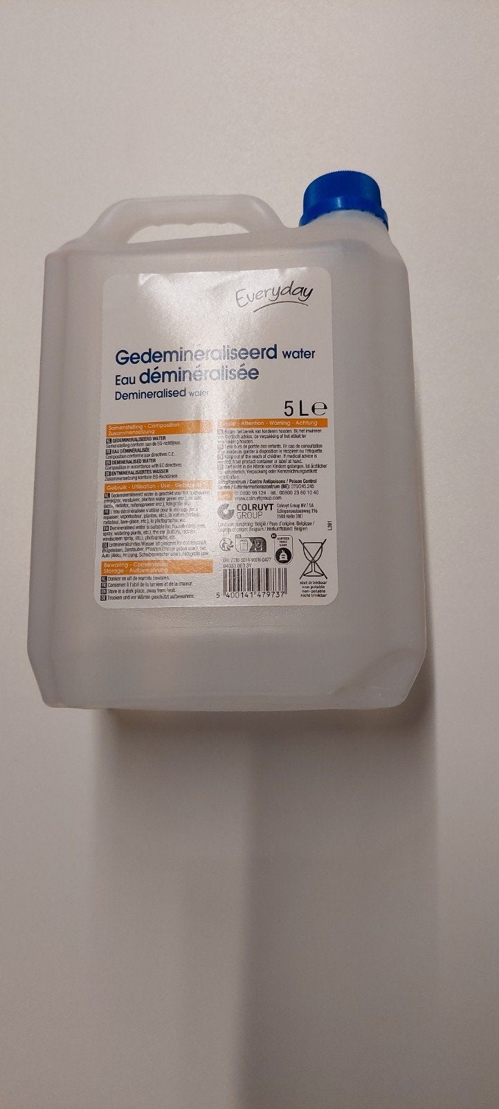 bidons plastique 5 litres vides, Enlèvement