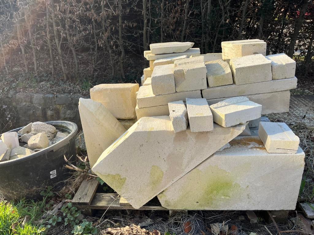 Overschot ytong, Ophalen, Zo goed als nieuw