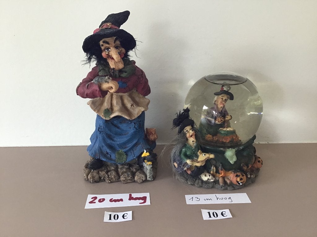 diverse Halloween beeldjes/heksen, Verzamelen, Ophalen of Verzenden, Zo goed als nieuw