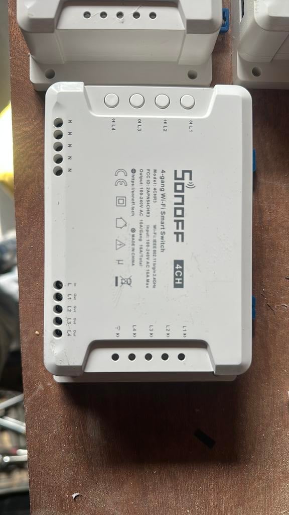 5 sonoff 4 kanaals wifi modules, Enlèvement ou Envoi, Comme neuf