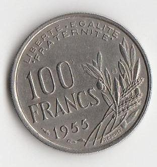 La pièce de 100 francs français de 1955, Enlèvement ou Envoi
