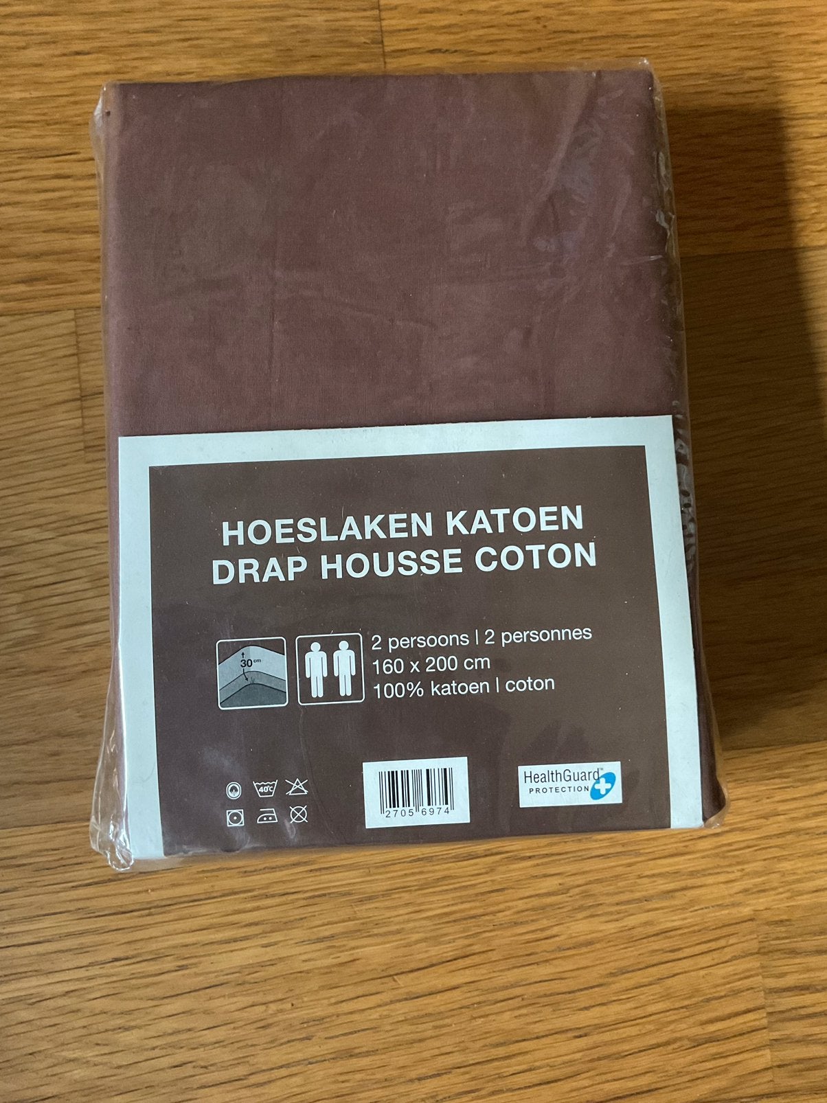 Hoeslaken 2 pers katoen, Neuf, Drap-housse ou Taie d'oreiller, Autres couleurs, Enlèvement