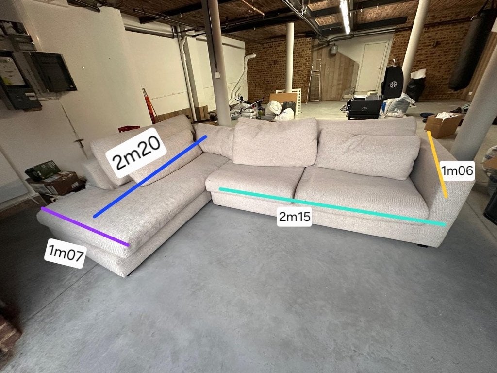 Siège/canapé, 150 cm ou plus, Quatre personnes ou plus, Comme neuf, Enlèvement
