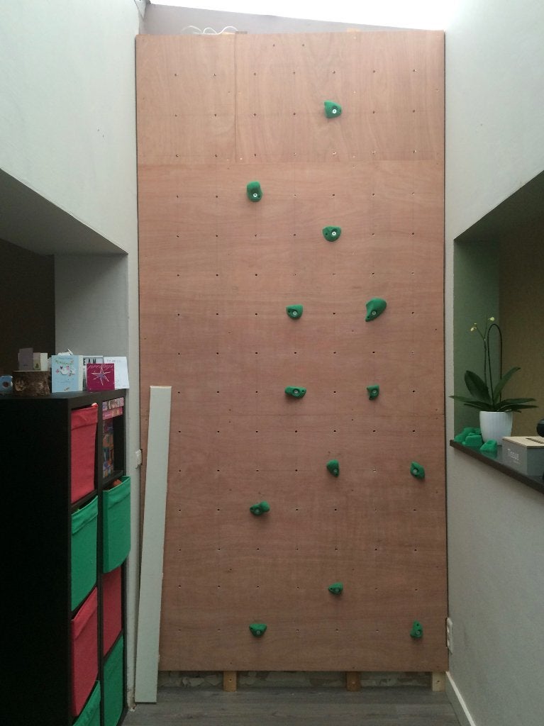 klimmuur, klimgordel, klimtouw, Ophalen, Zo goed als nieuw, Klimwand, Aanbouwonderdeel