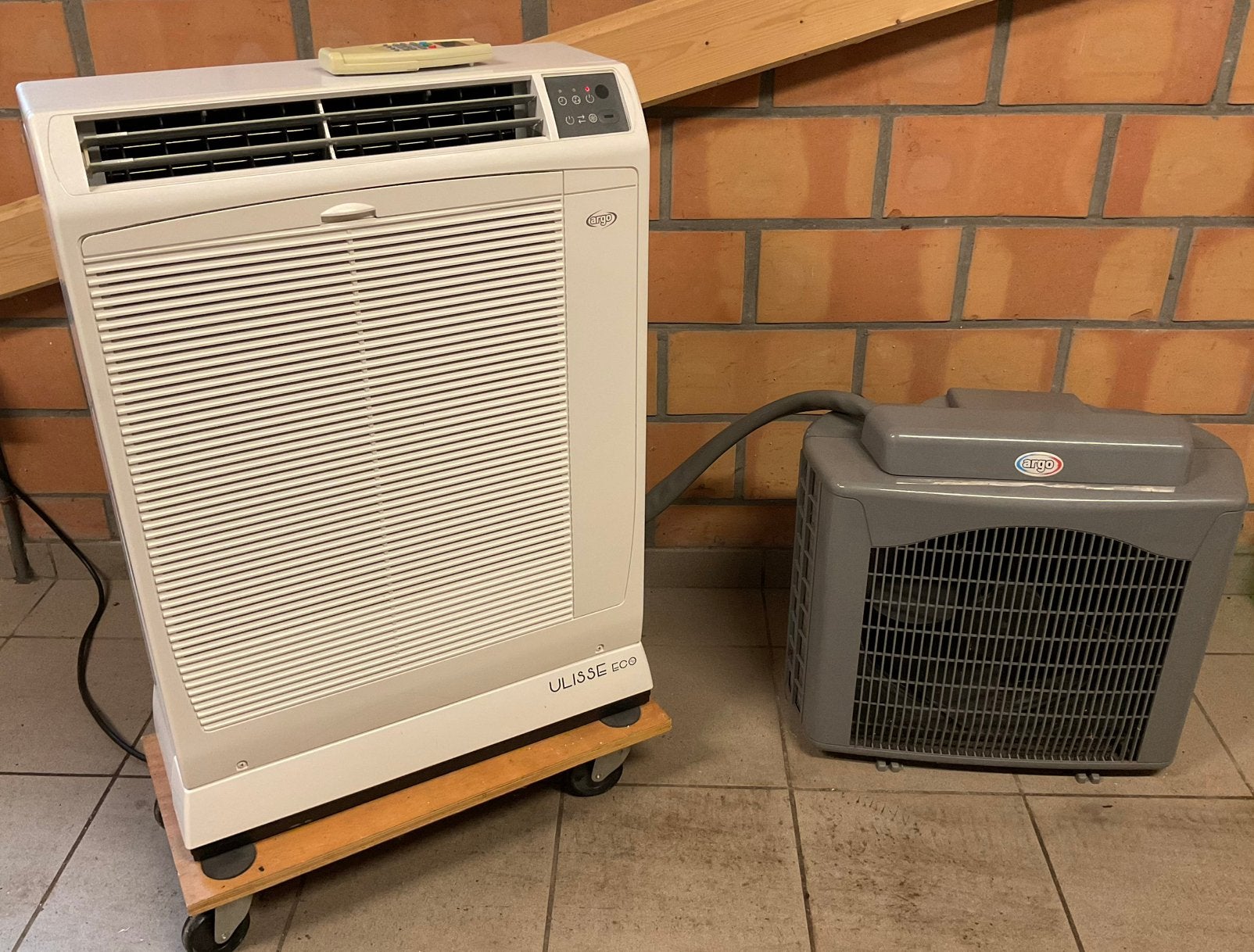 Mobiele split airco Argo Ulisse 13 DCI ECO, Ophalen, Verwarmen, Afstandsbediening