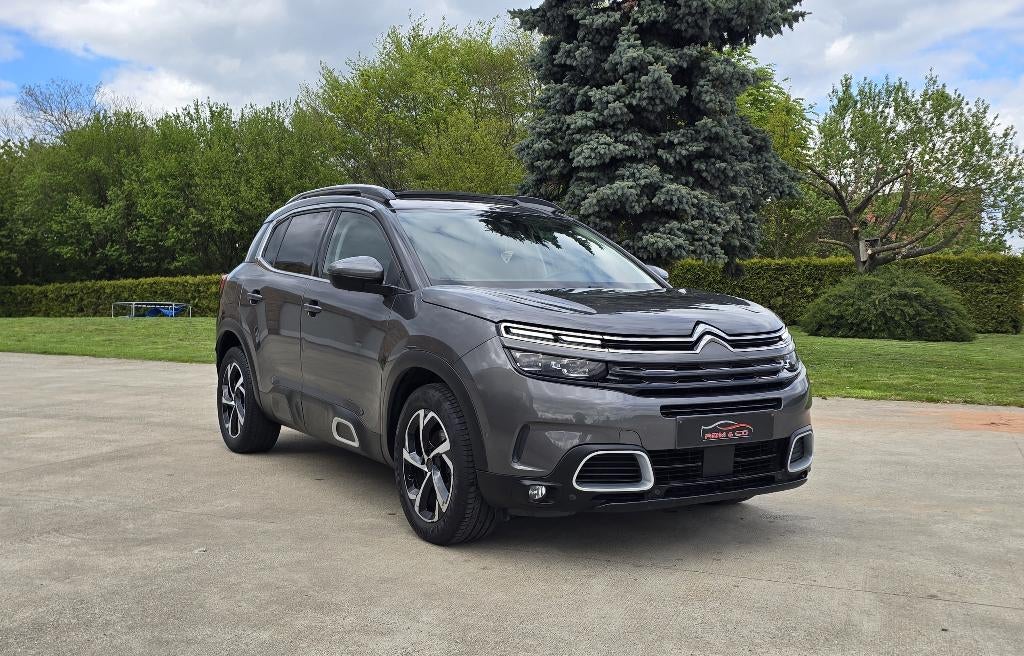 Citroen C5 Aircross 1.2i Ess. ** Carplay - Pano ** GAR 12M, Argent ou Gris, Achat, Euro 6, Entreprise