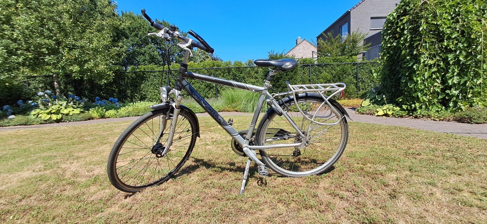 Oxford herenfiets, Fietsen en Brommers, Fietsen | Heren | Sportfietsen en Toerfietsen, Minder dan 10 versnellingen, Gebruikt, Vering