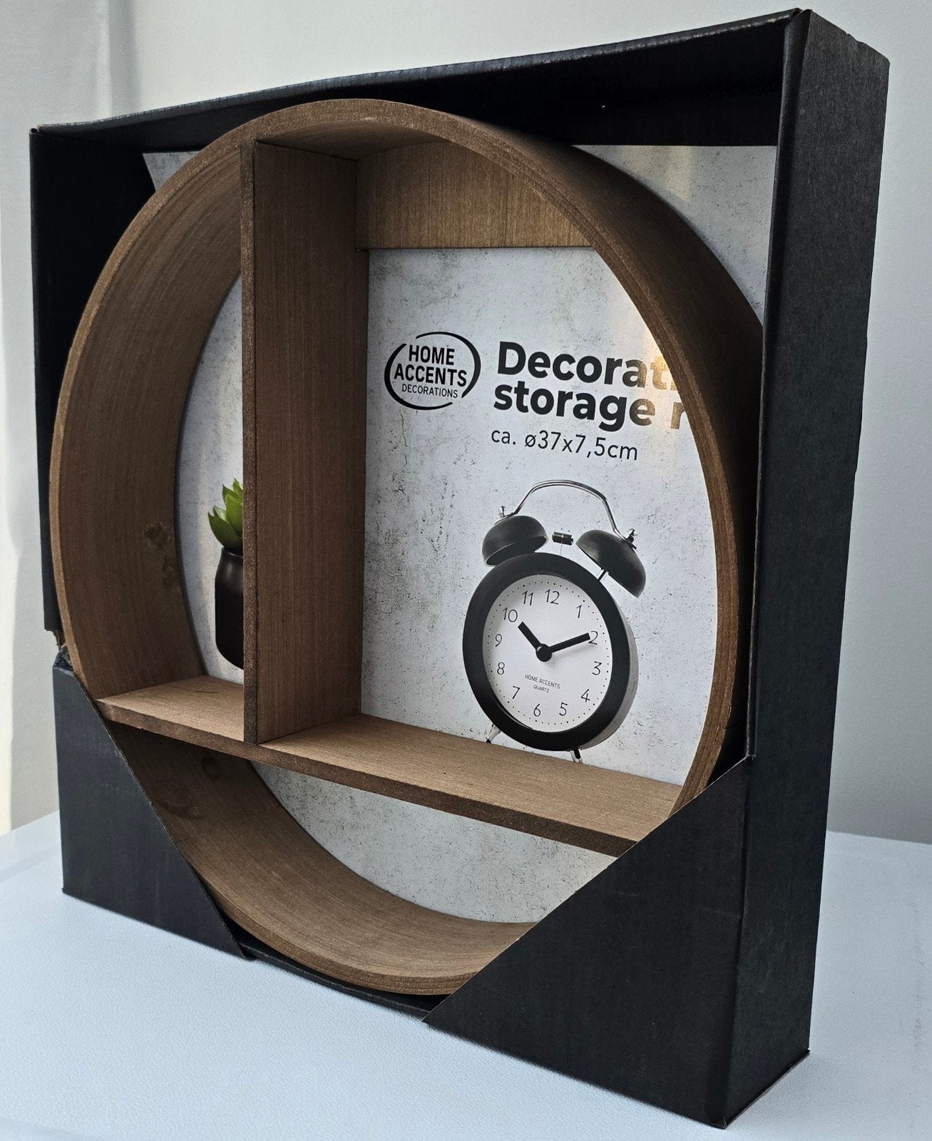 2x Moderne Ronde Wandplanken / Decoratie Rekken – Nieuw, Huis en Inrichting, Ophalen