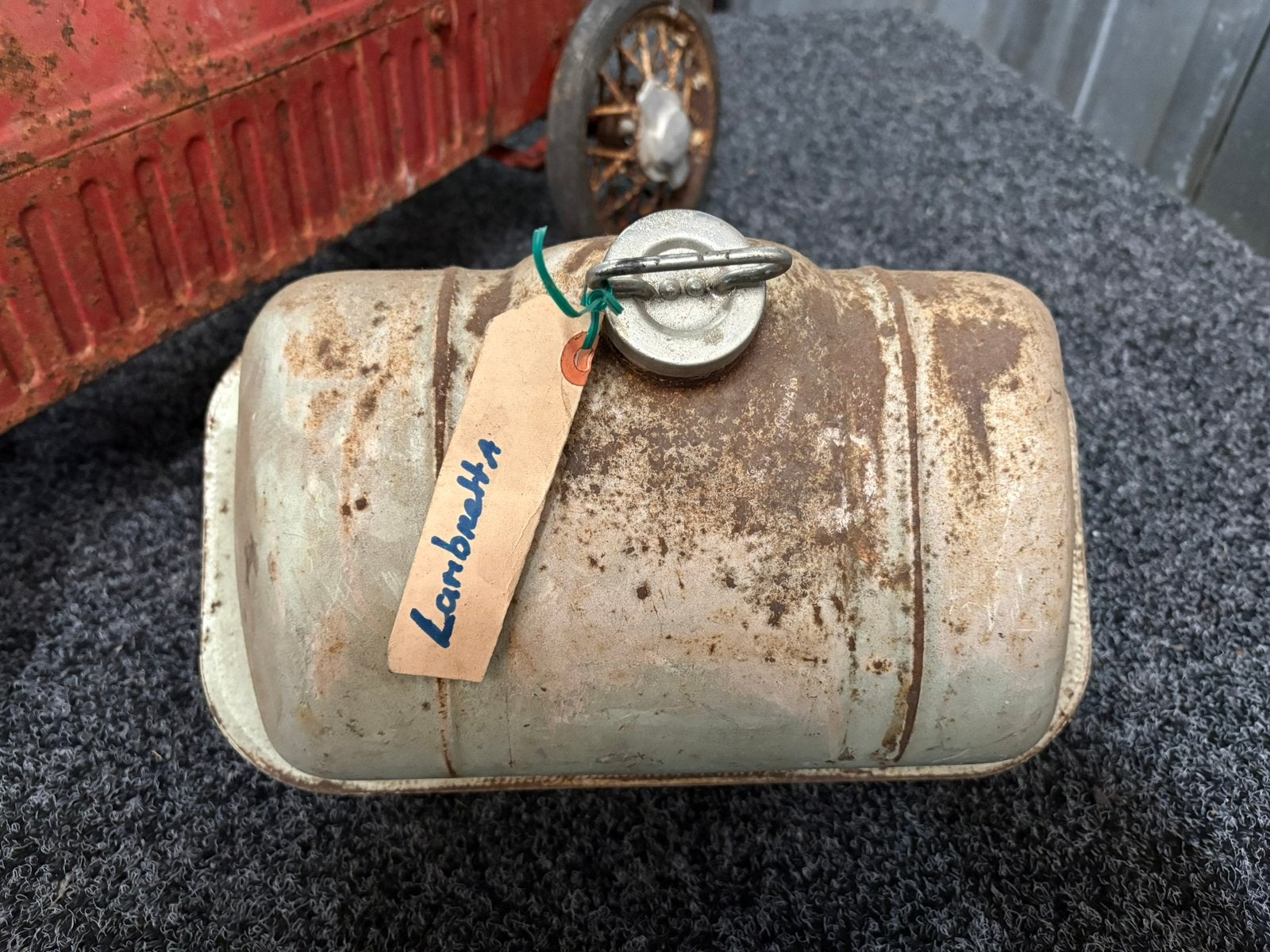 Vintage Lambretta scooter benzinetank, Ophalen, Gebruikt, Tank, Overige merken