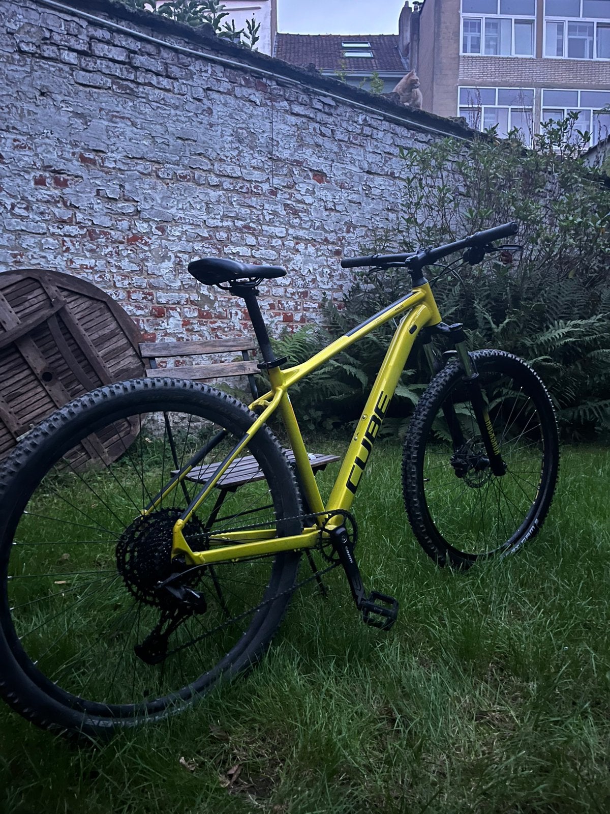Vtt Cube vert/jaune, Vélos & Vélomoteurs, Neuf, Autres marques, Enlèvement, Frein à disque