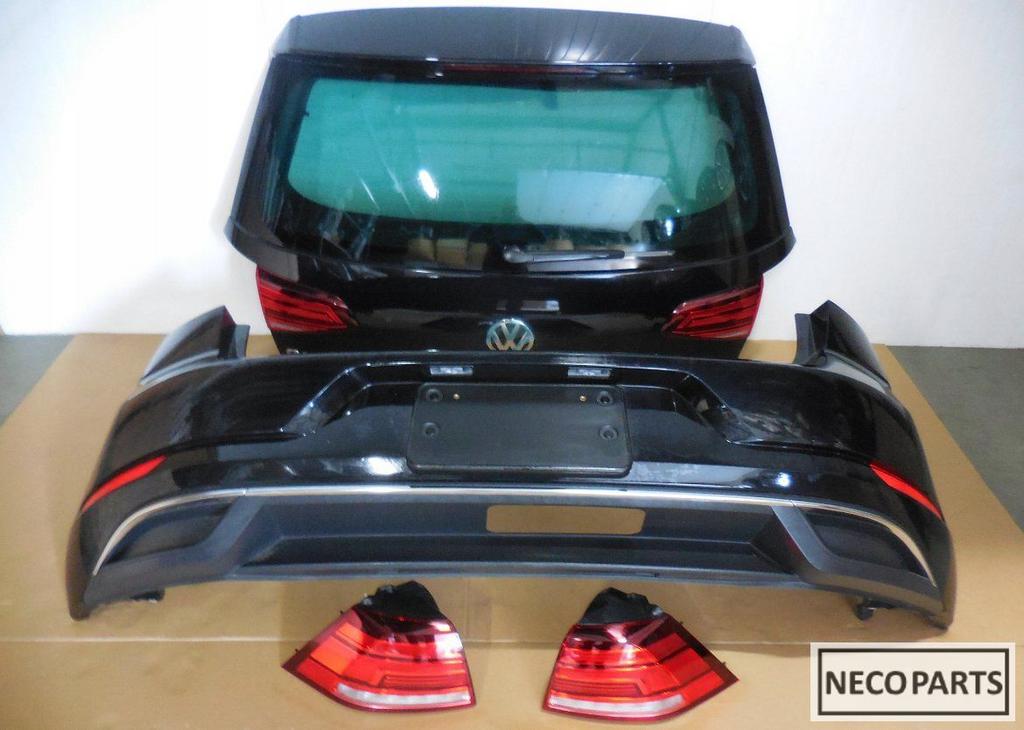 VW GOLF 7 FACELIFT ACHTERKLEP ACHTERBUMPER LC9X LEVERBAAR!!, Gebruikt, -, Volkswagen, -