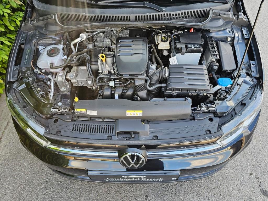 Volkswagen polo 1.0 TSI | 2025 | sensoren | apple carplay, Voorwielaandrijving, Stof, Zwart, Bedrijf
