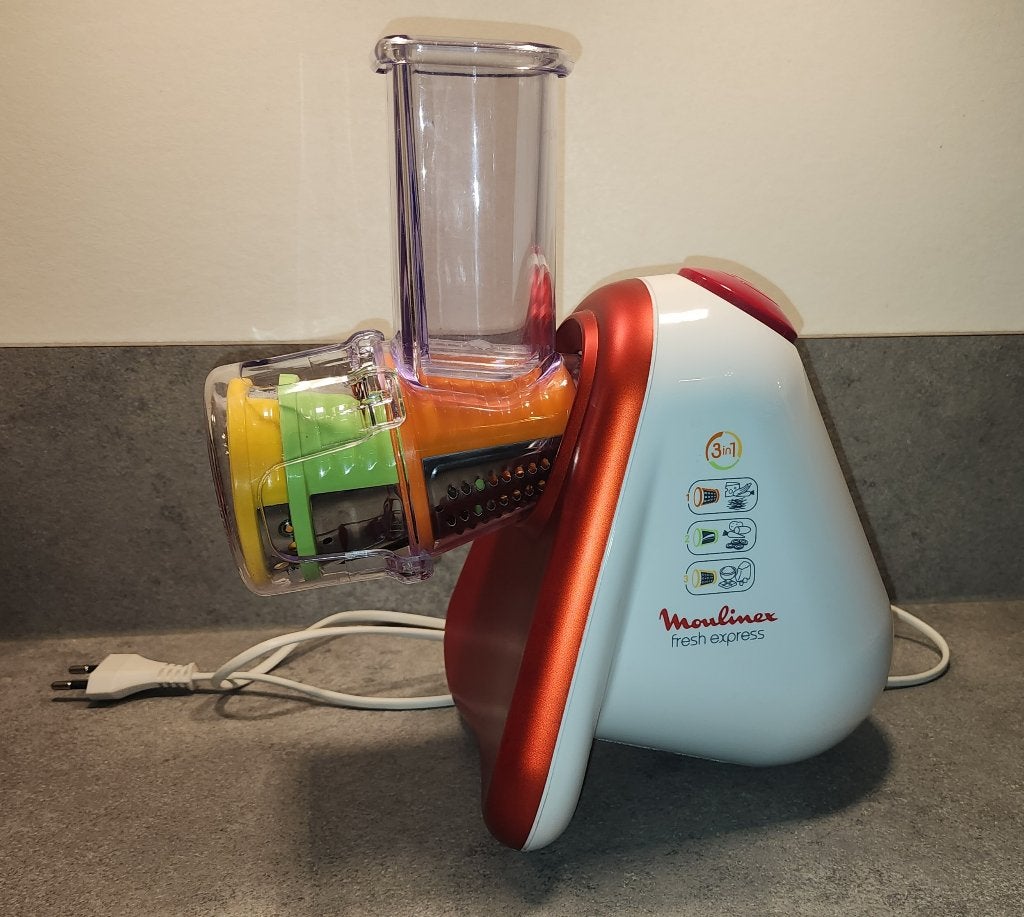 Moulinex rasp 3 in 1 als nieuw, Minder dan 1 liter, Ophalen of Verzenden, Zo goed als nieuw