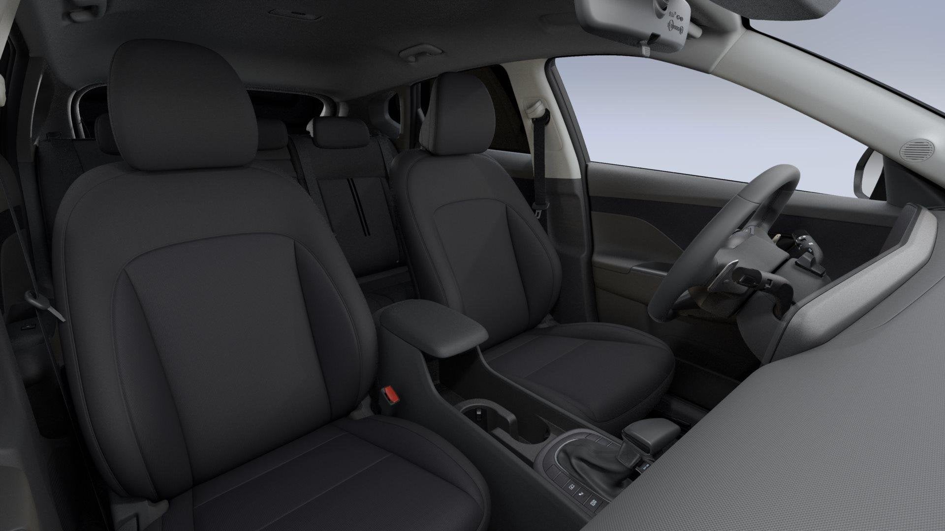 Hyundai Kona 1.0 T-GDI Techno, Stof, Zwart, Zwart, Bedrijf