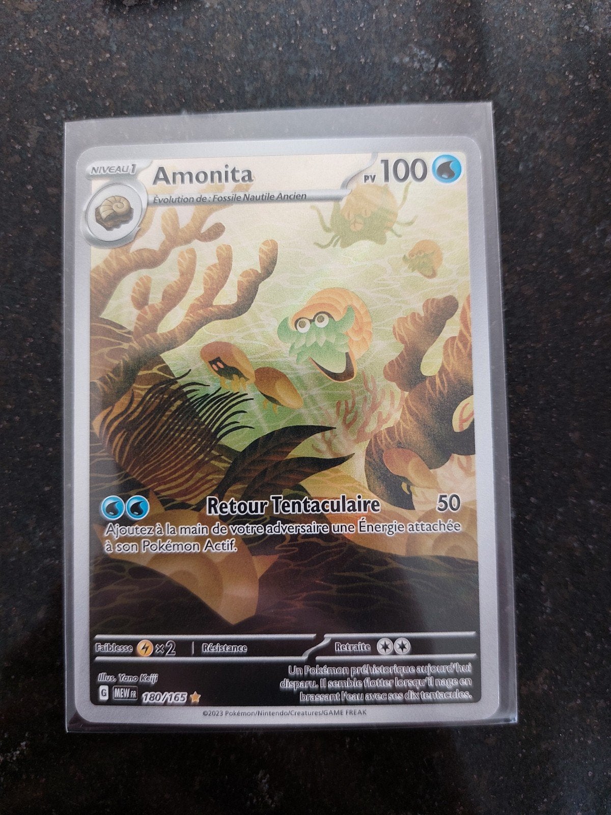 Carte Pokémon / Amonita-180/165-151, Hobby & Loisirs créatifs, Enlèvement ou Envoi, Neuf, Booster