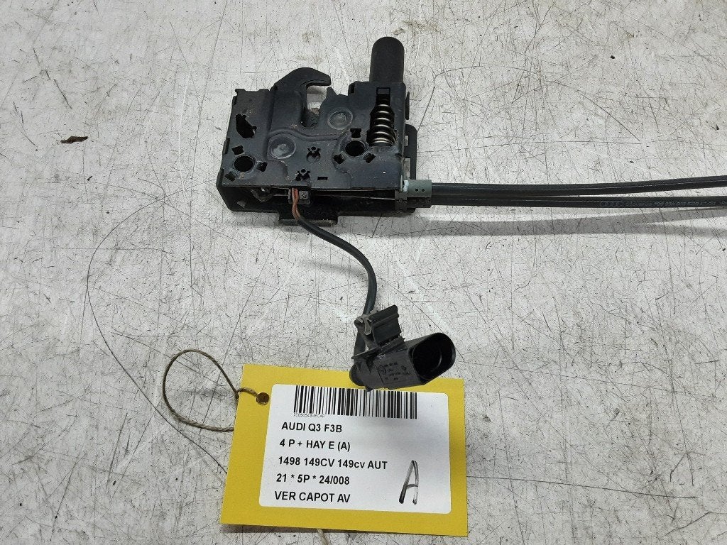 SERRURE CAPOT Audi Q3 (F3B) (01-2018/06-2021), Auto-Union-Straße  1,
85057  Ingolstadt, DE, Info@audi.de, Audi, Utilisé