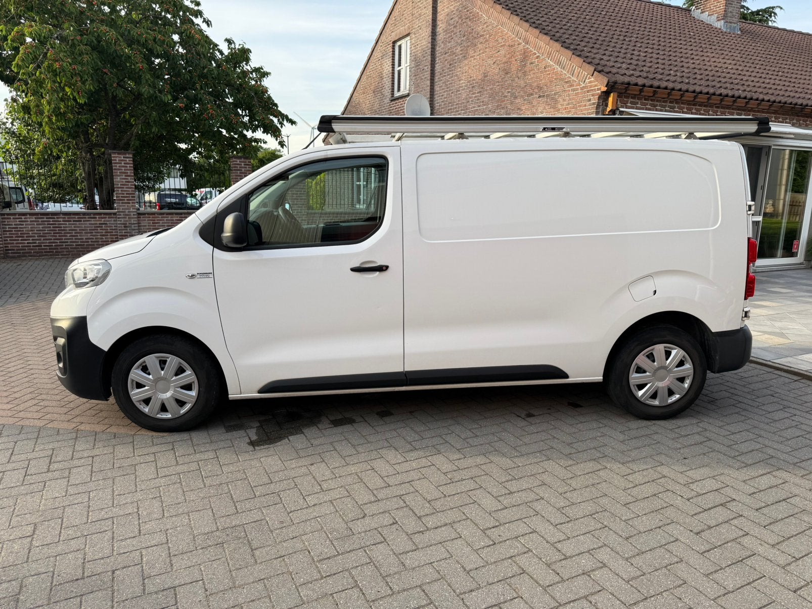 Peugeot expert met inrichting en dakdrager, Auto's, Voorwielaandrijving, Leder en Stof, Wit, Bedrijf