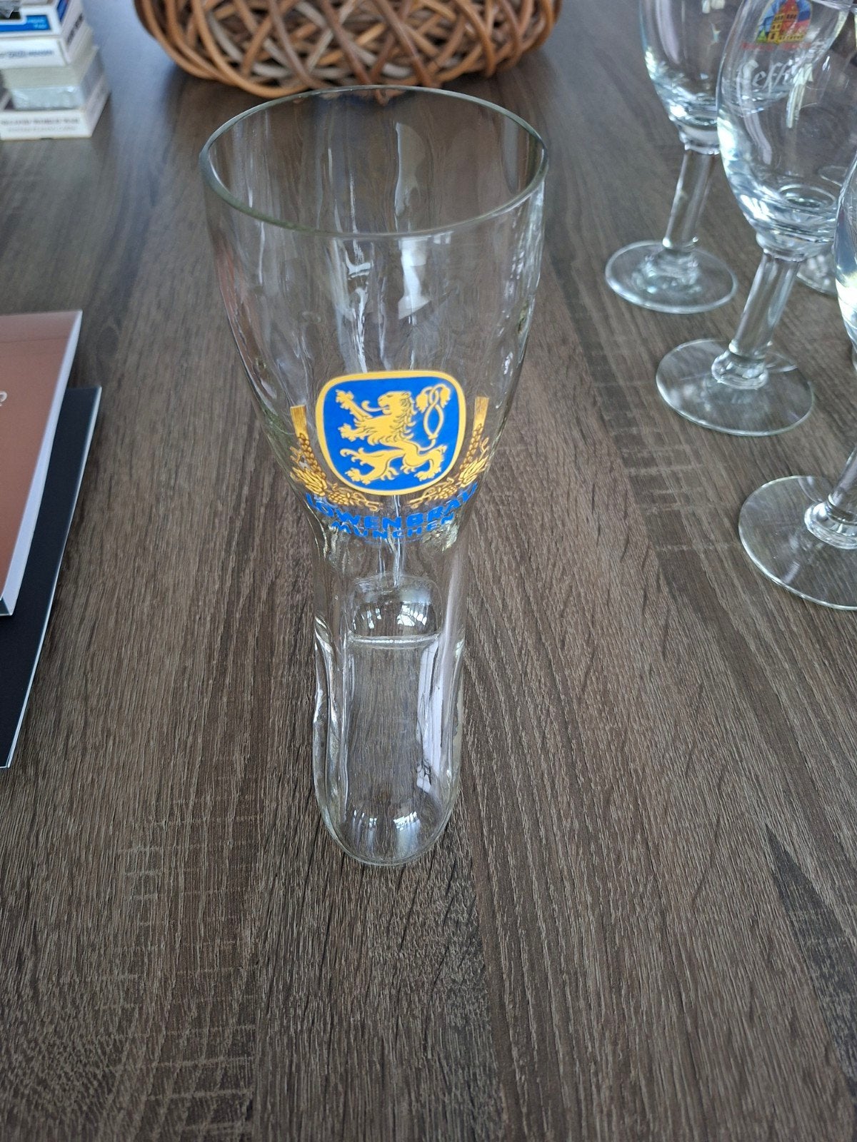 bierglas in laars vorm, Verzamelen, Ophalen, Bierglas