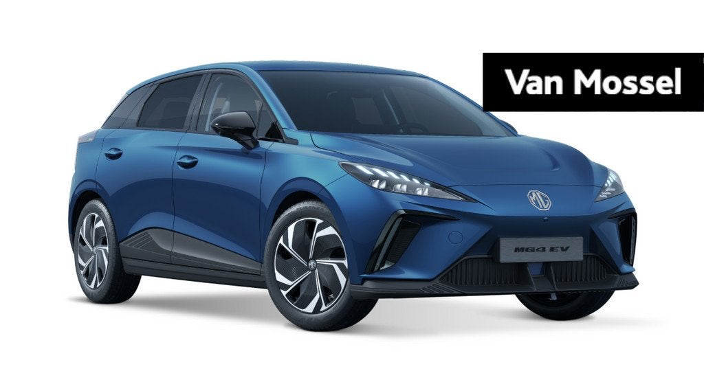 MG NEW MG4 EV Premium 64kWh *Prijs exclusief overnamepremie, Auto's, Automaat, Stof, Gebruikt, Blauw