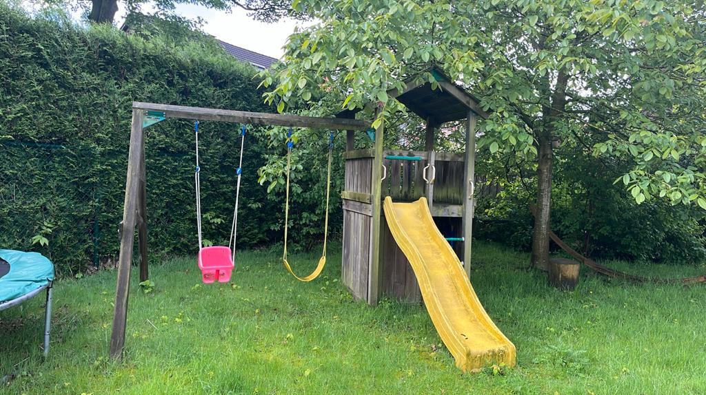 Speeltoestel Jungle gym, Kinderen en Baby's, Speelgoed | Buiten | Speeltoestellen, Ophalen, Gebruikt, Schommel