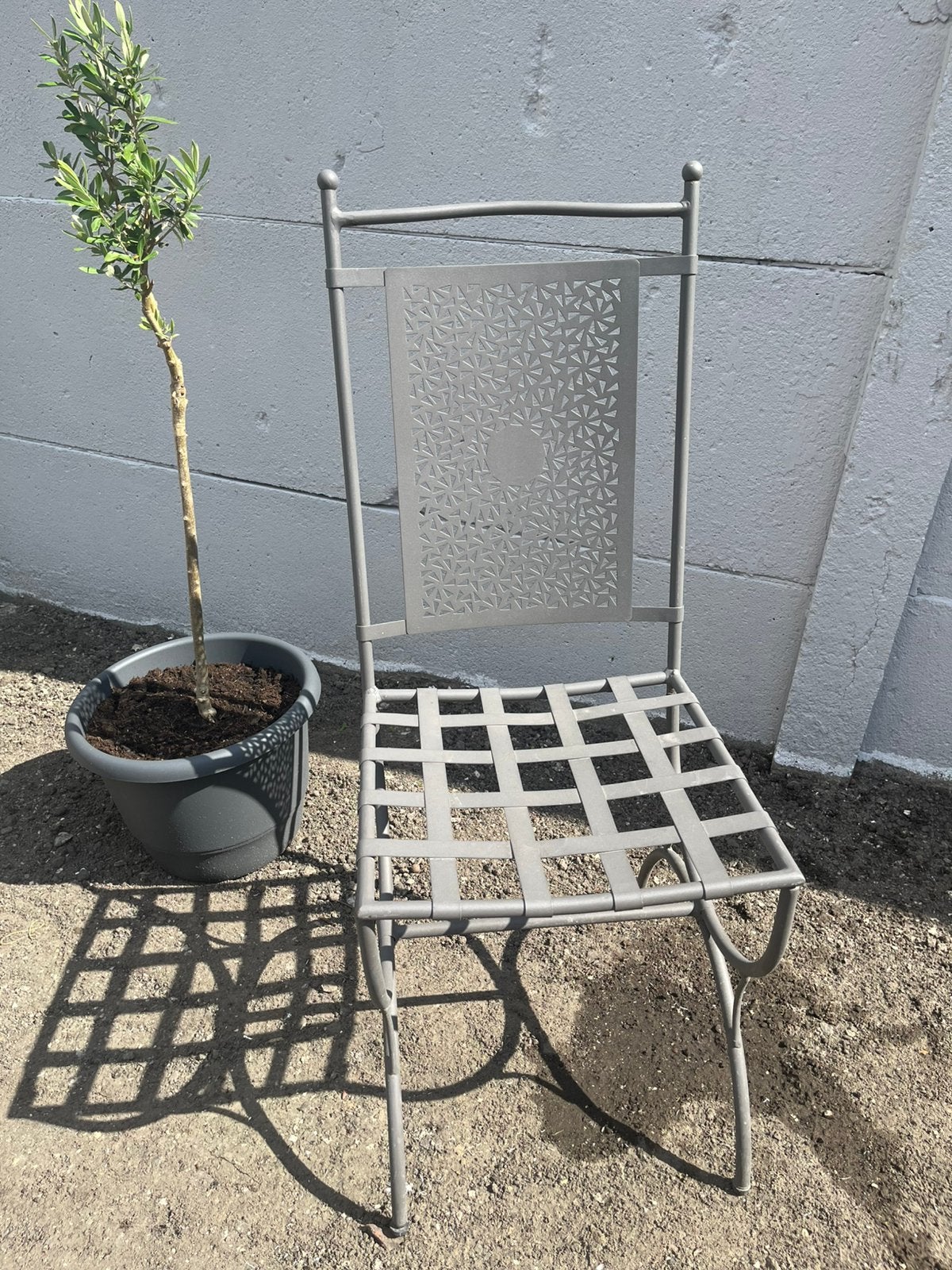 Ijzeren tuinstoelen, Tuin en Terras, Ophalen, Gebruikt