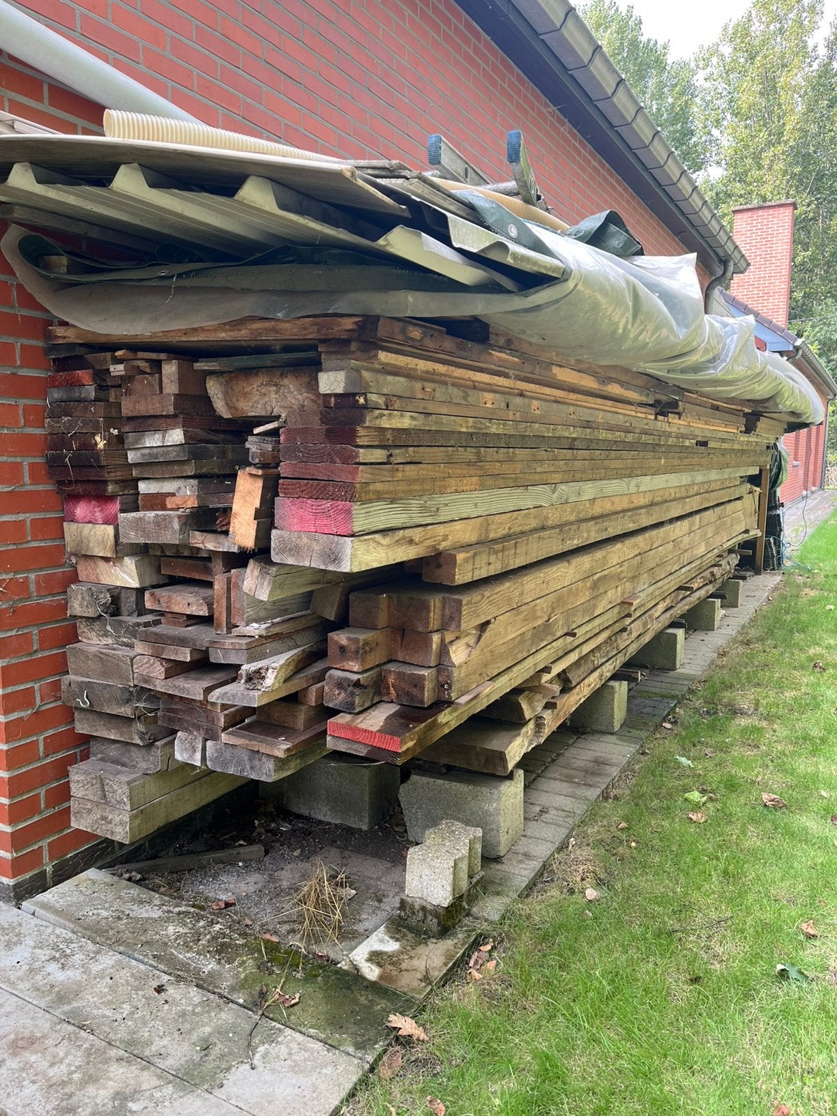 Eikenhout, dennenhout en merbohout, Bricolage & Construction, Bois & Planches, Planche, 300 cm ou plus, Enlèvement, Chêne
