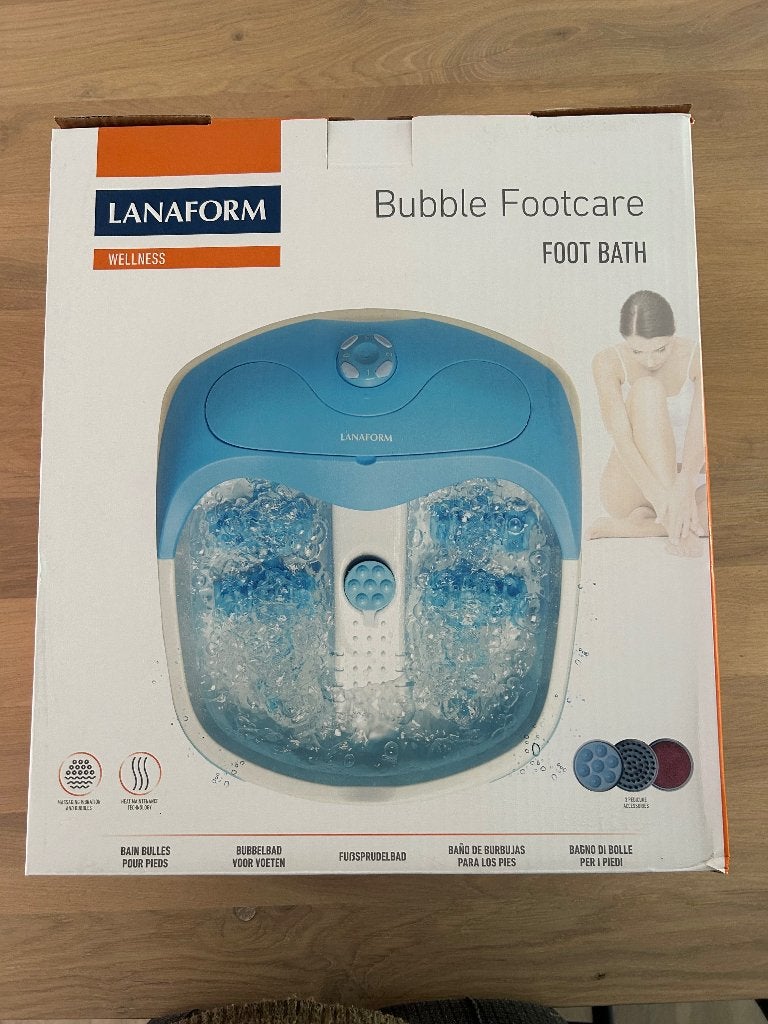 Lanaform Bubble Footcare voetenbad - Nieuw!, Ophalen, Nieuw, Hand- en Voetverzorging