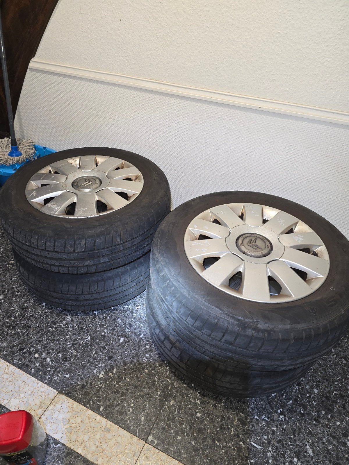 Roues complètes été 185 65 15 citroen peugeot