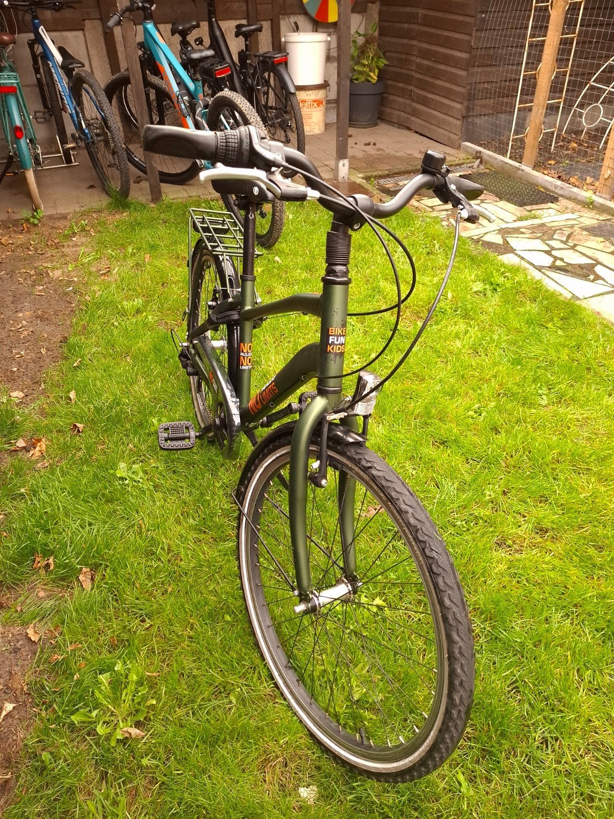 Bike Fun Kids fiets 24" No rules No limits reeks, Ophalen, Gebruikt, Velgrem, BikeFun Kids (BFK)