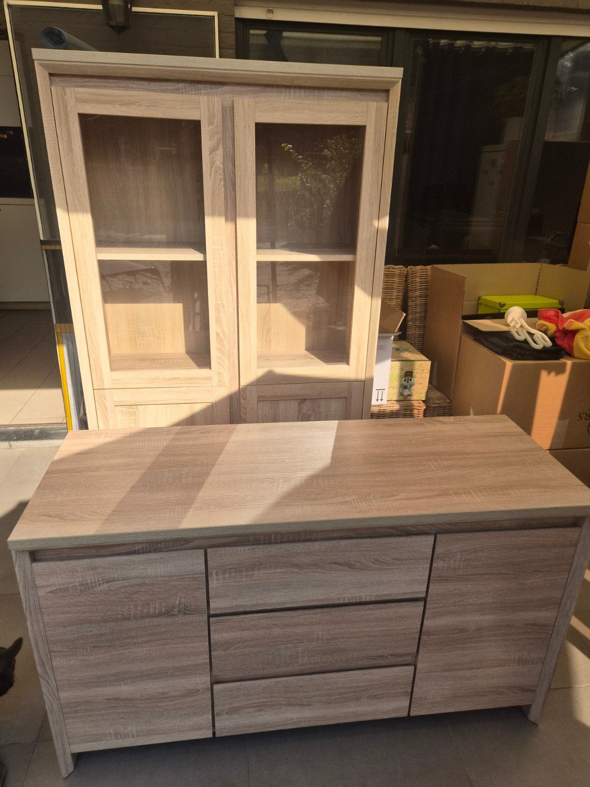 dressoir en vitrinekast, Enlèvement, Comme neuf