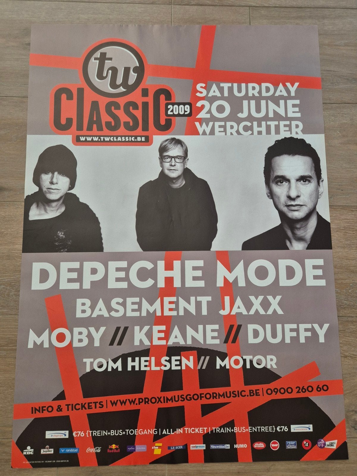 Poster Tw Classic 2009, Ophalen of Verzenden, Zo goed als nieuw, Muziek